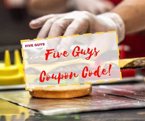 5 guys coupon code